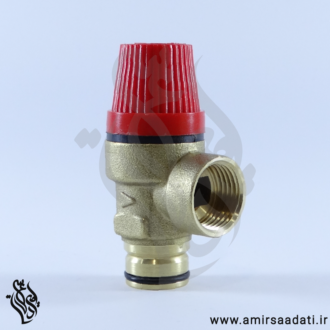 raya v 1583 02-01 شیر اطمینان برنجی اورینگی V شکل - Image 1